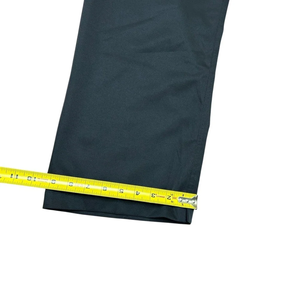 Adidas ClimaLite Golf Pants Mens 34x34 Black Athletic‎ 3 Stripe Back Lightweight